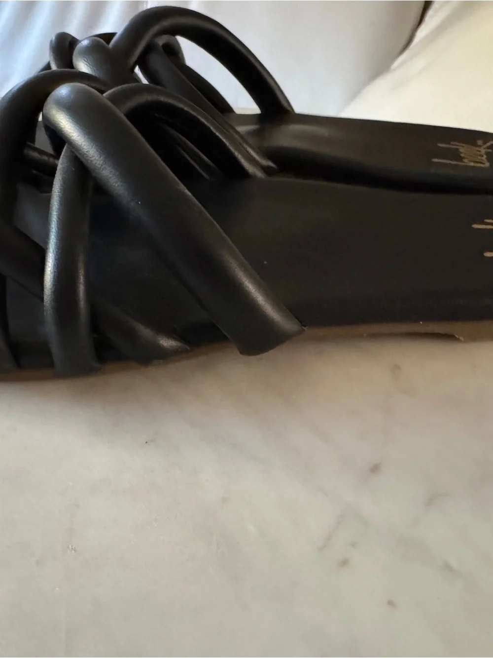 beek Black Slide Sandals for Women sz 6